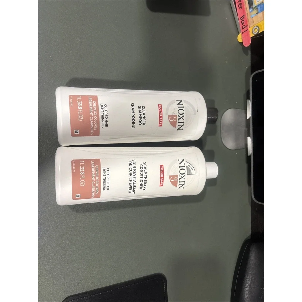 Nioxin #3 Color Safe Shampoo& Conditioner/ 33.8 oz DUO W/PUMP